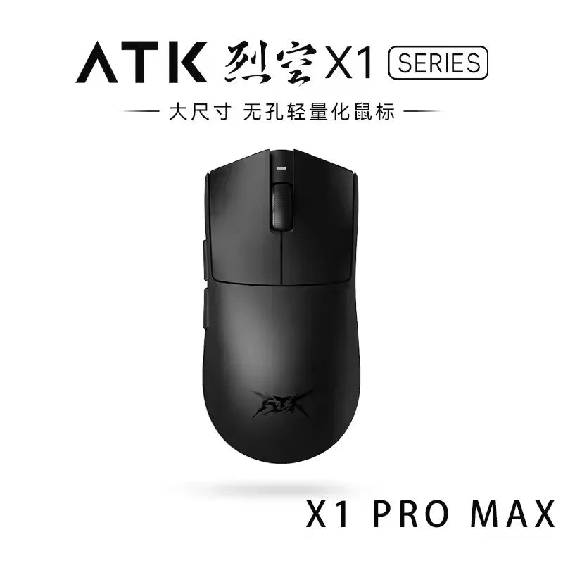 Brezžična Bluetooth miška ATK X1 Series Paw3950/Ultra 8k, lahka 49g, tri načini povezave, FPS gaming miška, darilo po meri
