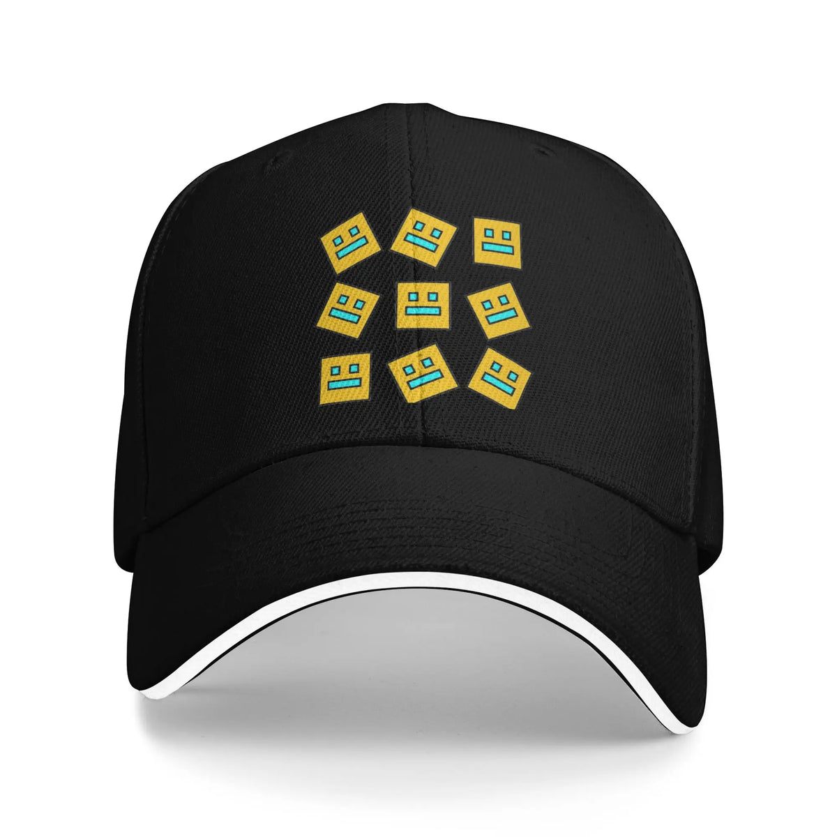Geometry Cube Gaming Dash Baseball Cap Hip Hop Sandwich Hats Unisex Adjustable Dad Hat Sport
