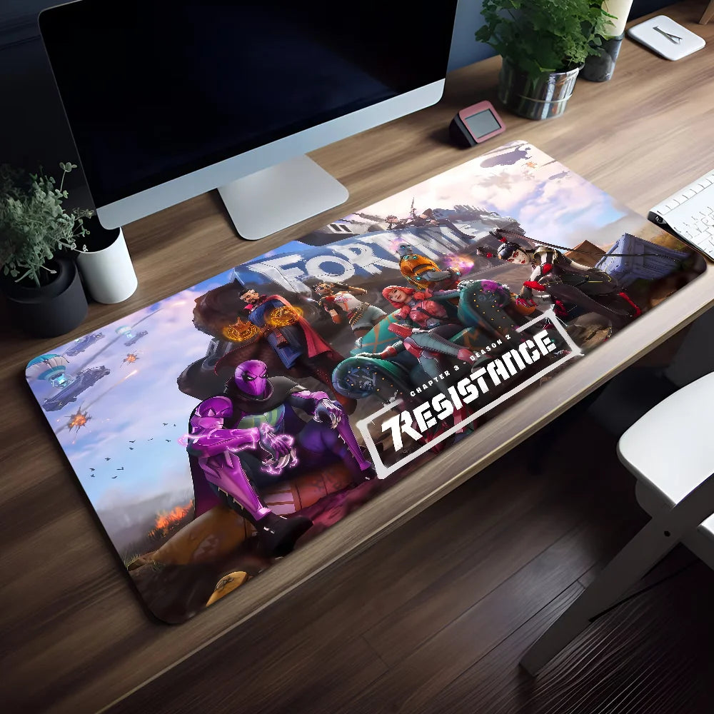 Mouse Pad Non-slip Game Lockedge Survival Office Student Gaming Shooting Thickened Large Writing Cushion F-FORTNITE MousePad