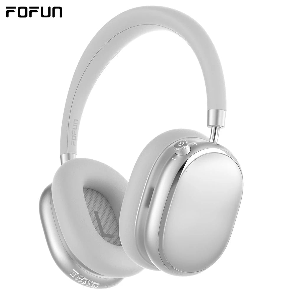 Hybrid Active Noise Cancelling Headphones, Wireless Headphones Bluetooth 6.0 with Transparent Mode, Hi-Res Audio,Deep Bass,Metal