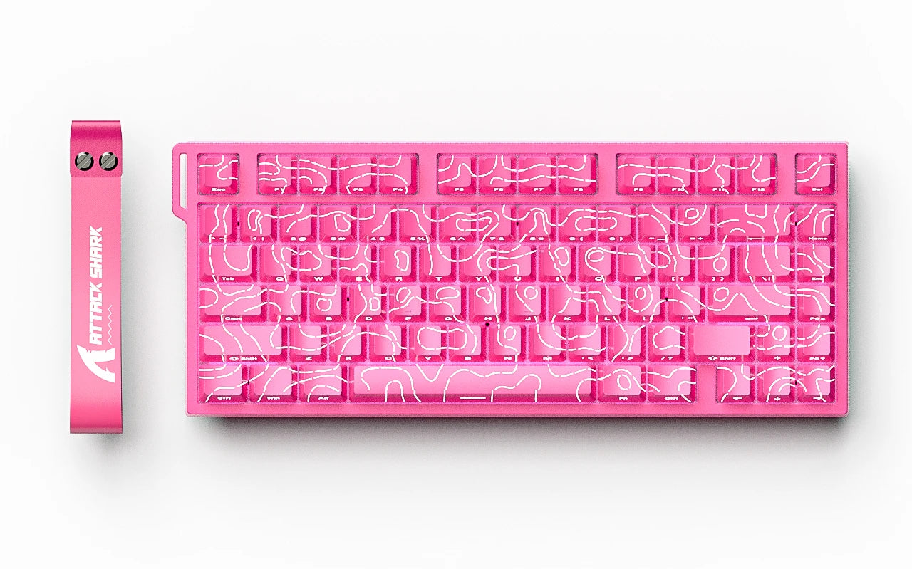 Attack Shark R82HE Wired RGB Magnetic Switch Keyboard, 256K Scan Sampling Rate, 0.005RT Accuracy 8K Return Rate