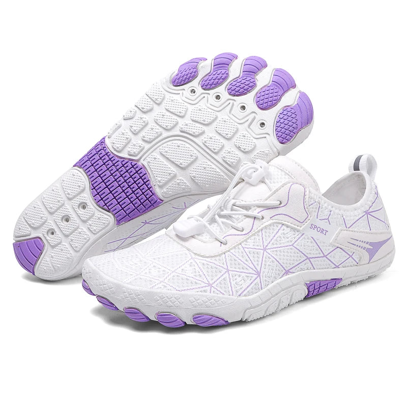 Men Wading Shoes Barefoot Quick-Drying Beach Shoes Outdoor Non-Slip Upstream Swimming Diving Shoes Women Water Sports Shoes