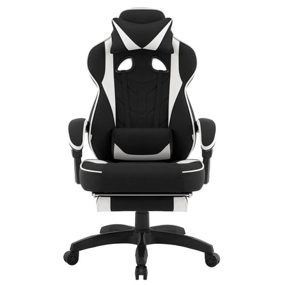 WOLTU Executive Office Chair Breathable Gaming Chair Ergonomic Gamer Computer Chair with Lumbar Cushion Headrest Footrest