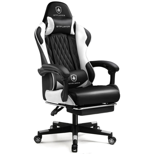 GTPLAYER Gaming chair Gamer chair Ergonomic Office Chair Footrest Adjustable Loin & Pillows Gaming Chair