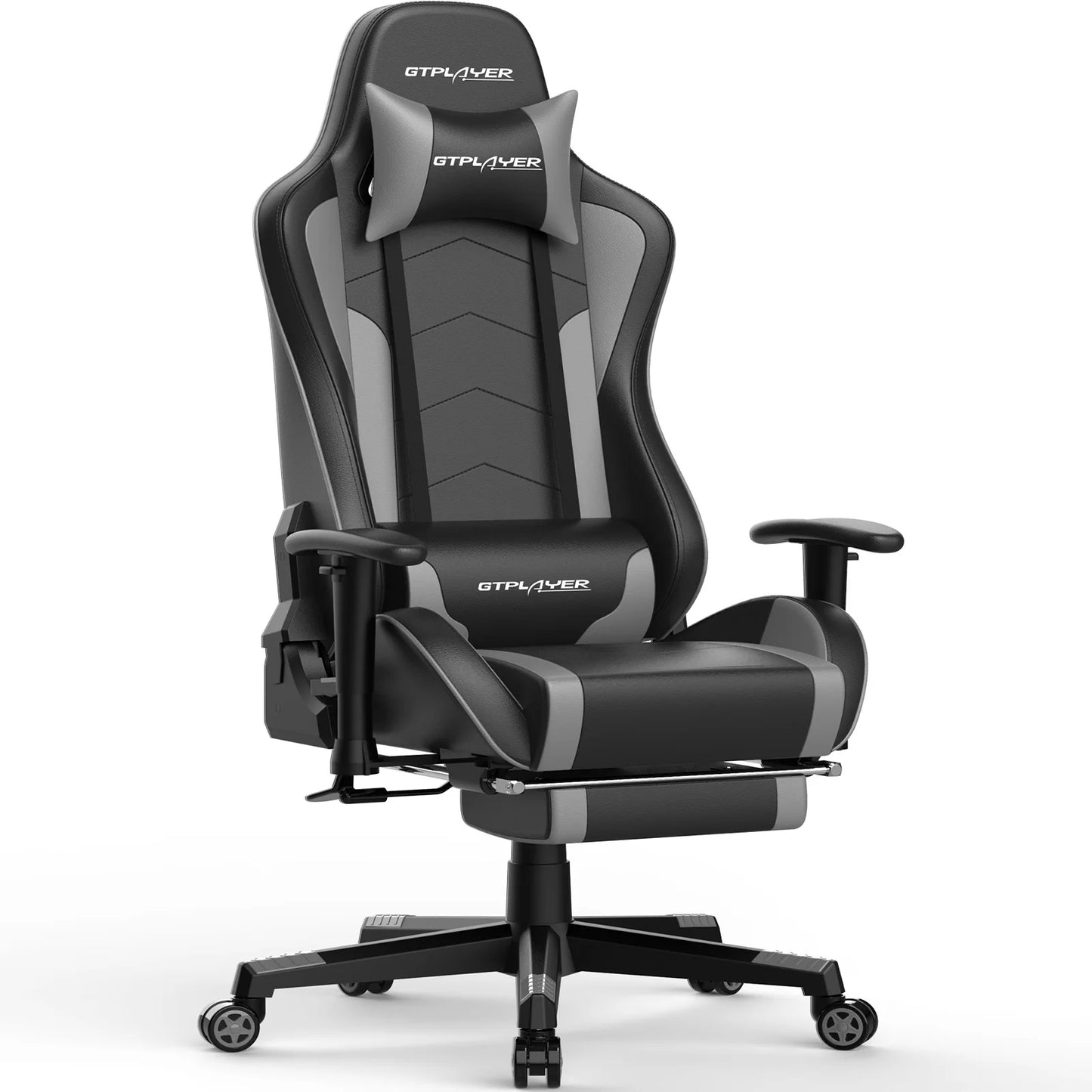 GTPLAYER Gaming chair with Footrests Bluetooth loudspeaker Music chair Ergonomic Computer chair Desk chair