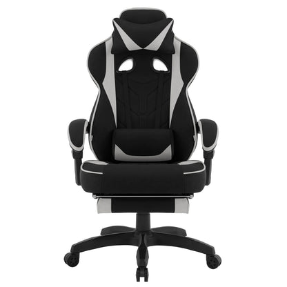 WOLTU Executive Office Chair Breathable Gaming Chair Ergonomic Gamer Computer Chair with Lumbar Cushion Headrest Footrest