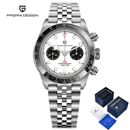 2026 New PAGANI Panda DESIGN Mens Watch Luxury Quartz Speed Sports Chronograph Watch Men AR Sapphire Luminous water lock