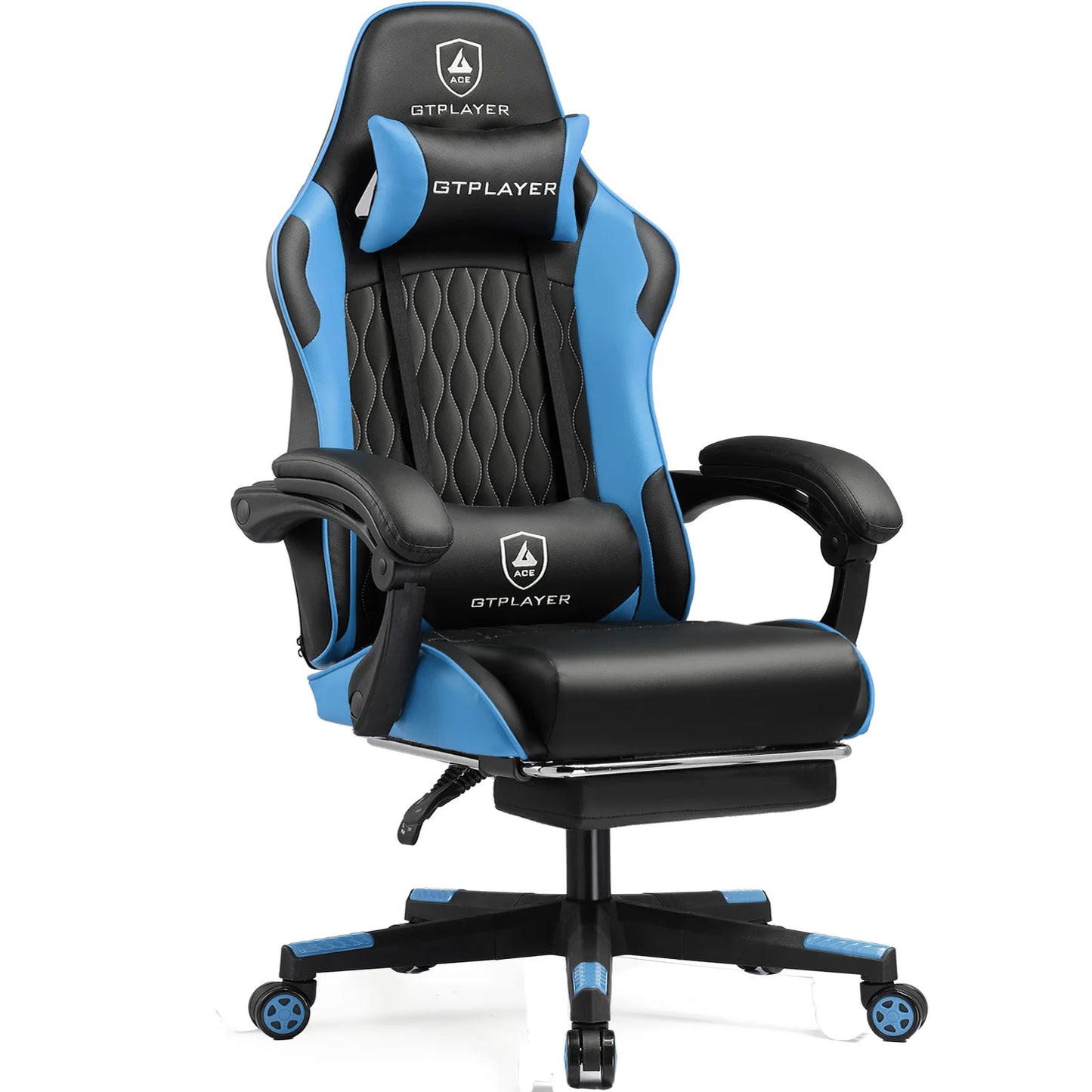 GTPLAYER Gaming chair Gamer chair Ergonomic Office Chair Footrest Adjustable Loin & Pillows Gaming Chair