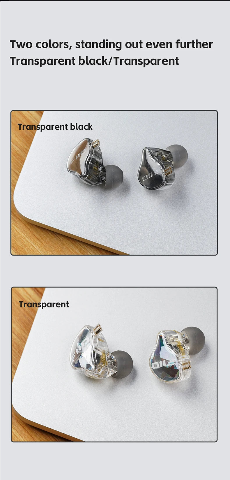 FiiO JD10 3.5mm / Type-C Wired In-Ear Earphone Hi-Res Audio HIFI Bass Stereo Music Earbuds Sport Gaming Headset