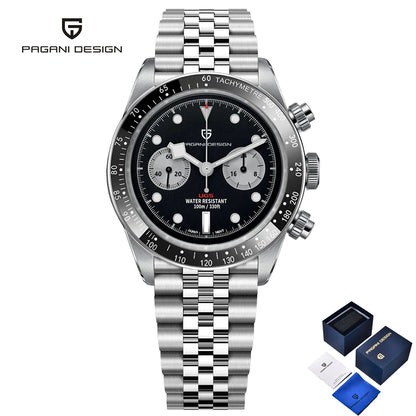 2026 New PAGANI Panda DESIGN Mens Watch Luxury Quartz Speed Sports Chronograph Watch Men AR Sapphire Luminous water lock