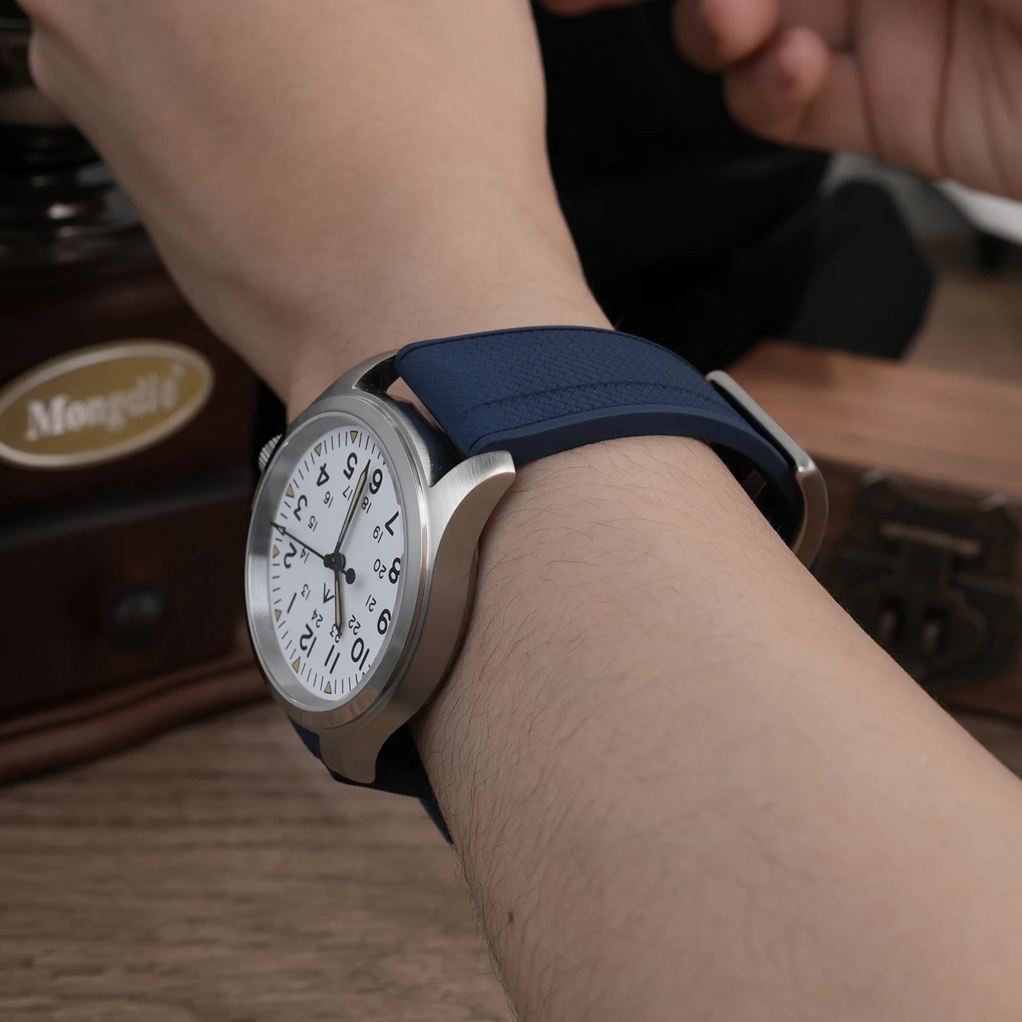  San Martin Grade5 Titanium Watch SN0121TD PT5000/ST2130 Automatic Movement Watch 300M Waterproof Adjustable Clasp Wristwatch