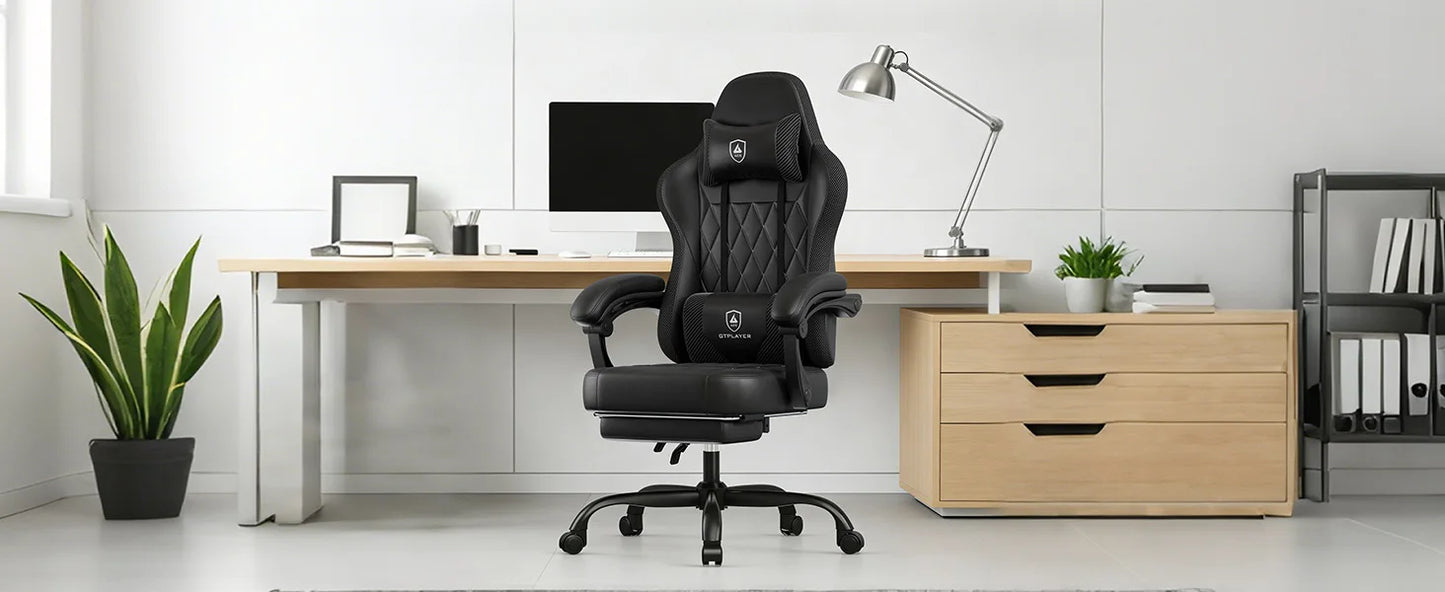 GTPLAYER Gaming chair Office Chair Gaming Chair with LED Light Bar Gamer chair Backrest with storage s bag Ergonomic