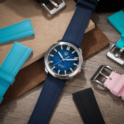  San Martin Grade5 Titanium Watch SN0121TD PT5000/ST2130 Automatic Movement Watch 300M Waterproof Adjustable Clasp Wristwatch