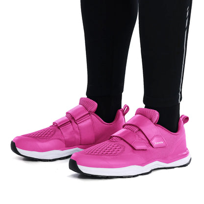 Santic Cycling Shoes Multi-purpose Running SPD Indoor Leisure Shoes Rubber Sole Hook Loop Design 3D Mesh Fabric Sneakers Unisex