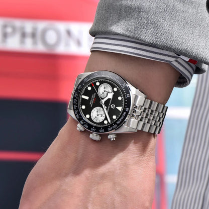 2026 New PAGANI Panda DESIGN Mens Watch Luxury Quartz Speed Sports Chronograph Watch Men AR Sapphire Luminous water lock
