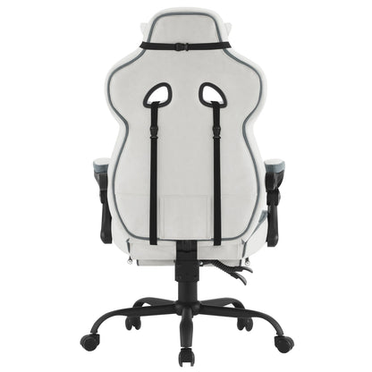 WOLTU Rotatable Computer Armchair Swivel Gaming Chair with Pocket Spring Cushion Ergonomic Office Chair Wide Seat Footrest