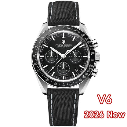 PAGANI DESIGN Moon ST6 luxury automatic men’s Watch, business watch for men, mechanical watch, luminous, sapphire glasses, nylon strap, EU local delivery 2026