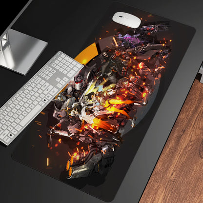 XXL Gaming Anime Mouse Pad Large Mouse Mat Girl Keyboard Computer PC  Edge Desk Mat For Overwatch/cs Go Gamer Mousepad