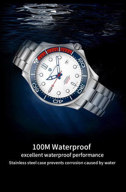 PAGANI DESIGN 007 Mechanical Wristwatch for Men Luxury Automatic Watch NH35A AR Sapphire Crystal Waterproof Clock 2024 New