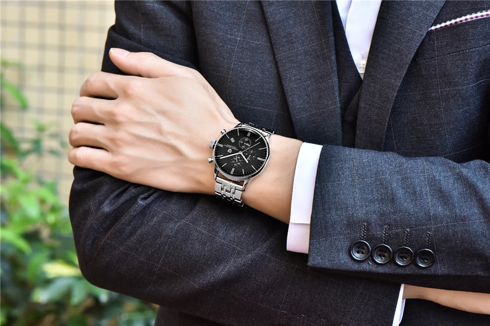 2026 New PAGANI DESIGN Brand Luxury Watches For Men Automatic Date Watch Waterproof Chronograph VK67 Movement Relogio Masculino