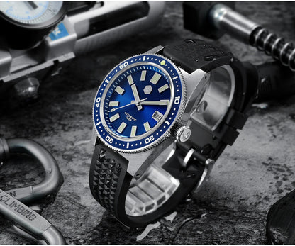 San Martin Official 41mm 62mas V4 Diver Men Watch NH35 Automatic Mechanical Watch Sapphire Glass 200m Waterproof Luminous SN0007