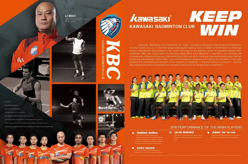 Kawasaki King Series 2.0 professionele badmintonschoenen voor heren en dames, anti-twist sportschoenen, originele herentennisschoenen sneakers A3311
