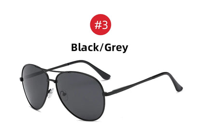 VIVIBEE Classic Men Aviation Polarized Metal Frame Sunglasses Black Women Pilot Style UV400 Sun Glasses 2026 Shades