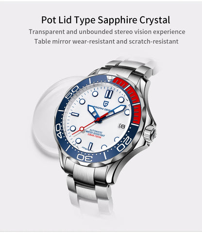 PAGANI DESIGN 007 Mechanical Wristwatch for Men Luxury Automatic Watch NH35A AR Sapphire Crystal Waterproof Clock 2024 New