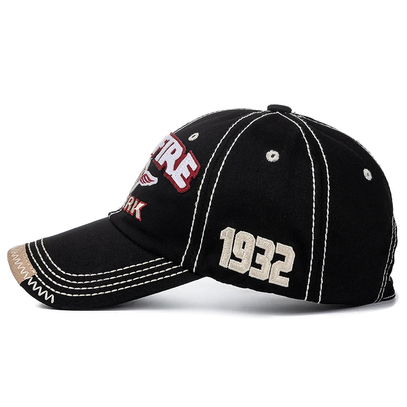 New Unisex Cap Letter Embroidery Cotton Baseball Cap Casual Outdoor Adjustable Cap For Women Men Fashion Street Hat