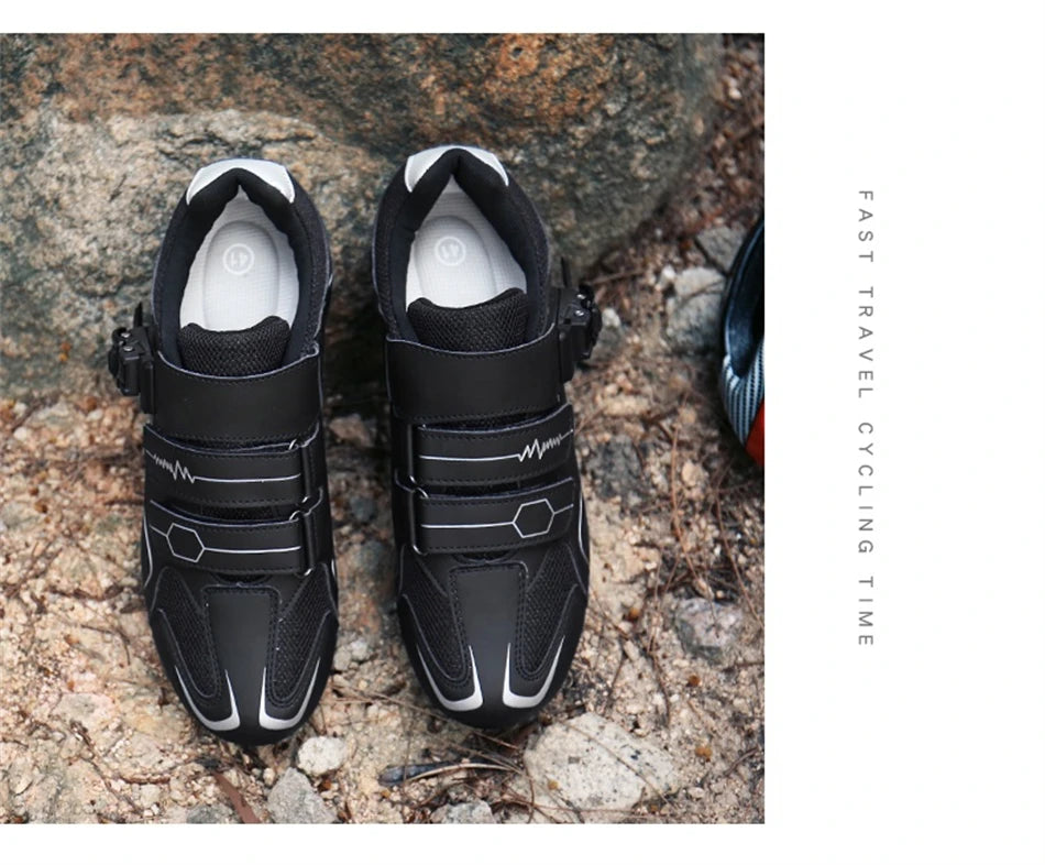 Professional Self-Locking Cycling Shoes Outdoor MTB Pedal Bicycle Shoes Non-Slip Sneakers Racing Road Speed Bike SPD Cleat Shoes