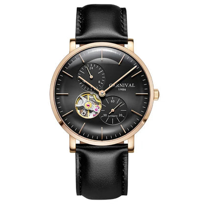 Reloj mecánico para hombre Carnival – Reloj de pulsera automático de lujo con cristal de zafiro