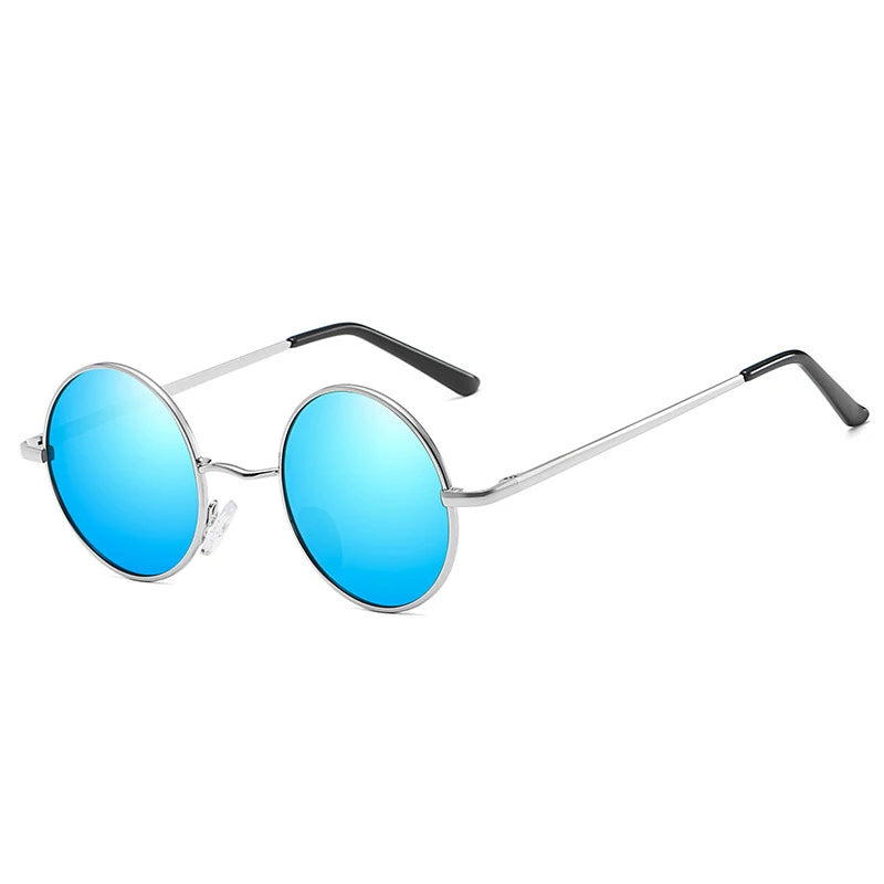RUOBO Retro Polarized Round Metal Frame Sunglasses Eyewear For Men and Women Driving Fishing Brand Designer Sun Glasses UV400
