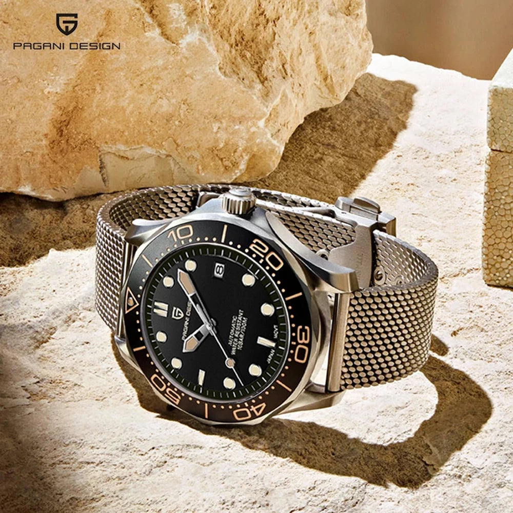2025 New PAGANI DESIGN 007 Men's Watches Luxury Automatic Watch For Man Mechanical Wristwatches NH35 Men Gift AR Sapphire Mirror