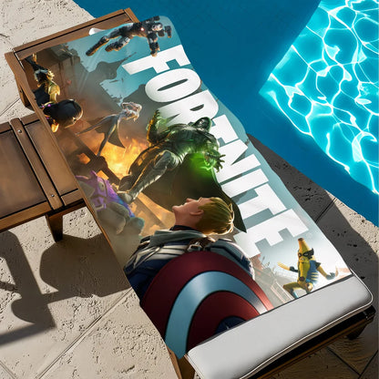Towel Beach Bath Quick-Drying Lightweight Portable F-FORTNITES-ES Sauna Camping Swim Game Pool Travel