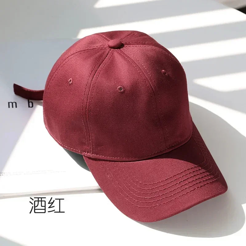 Wholesale Men Women Soft Top Baseball Cap With Custom Logo Unisex Adjustable Dad Hat Shade Hip Hop Summer Sunshade Hat Sport Hat