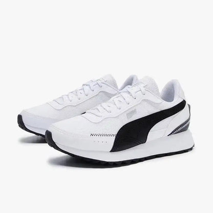 Nouvelles baskets unisexes PUMA Road Rider 2026 avec ensemble de chaussettes, chaussures décontractées confortables et amortissantes, blanc noir 397432-05/947630-04