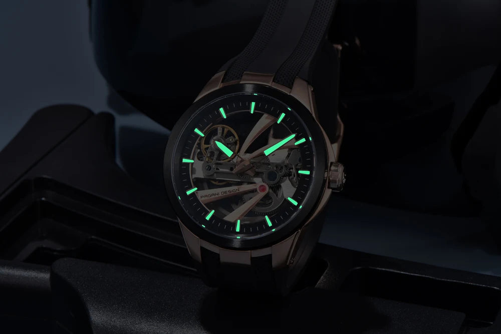 2026 New PAGANI DESIGN Hollow Men's Watches Mechanical Luxury Automatic Watch Men AR Sapphire Waterproof Luminous Man Gift Clock