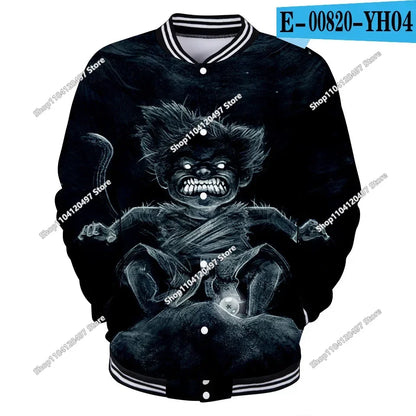 Uniforme da baseball streetwear Dragon Ball per uomo e donna, costume Son Goku per adulti, giacca primaverile e autunnale, cardigan, felpa, idea regalo