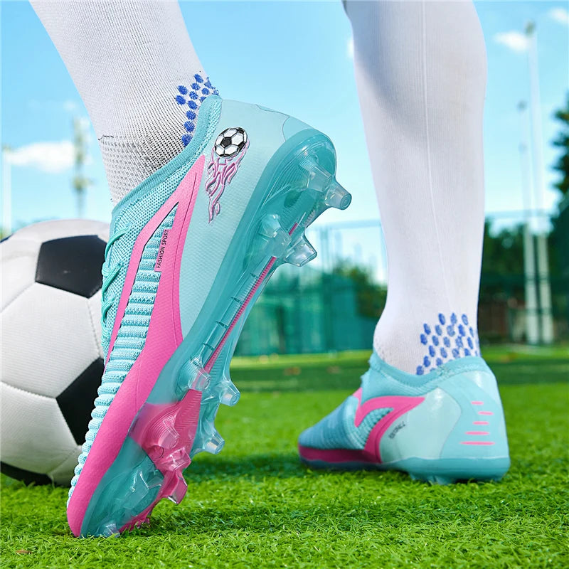 Zapatillas de fútbol profesionales para hombre, nuevas, de alta calidad, rápidas, con tacos para césped artificial, botas profesionales para campo de fútbol, zapatilla baja