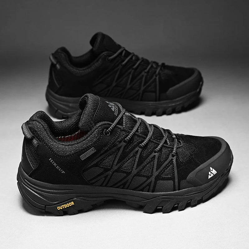 HIKEUP Scarpe outdoor da uomo per escursionismo, sport e tempo libero, scarponcini da trekking in montagna e campeggio, sneaker antiscivolo e resistenti all’usura