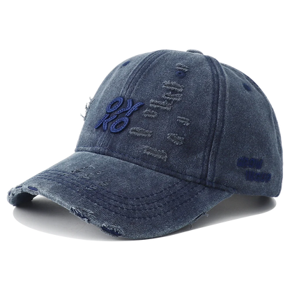 2026 New Retro Washed Cotton Baseball Cap Unisex Letter Embroidery Caps Adjustable Casual Outdoor Streetwear Sports Dad Hats