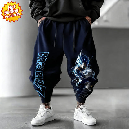 2026 Dragon Ball Vegeta Multi-color Leg Trousers Men's Women's Retro Trend Versatile Sports Jogging Fitness Outdoor Sports Wear