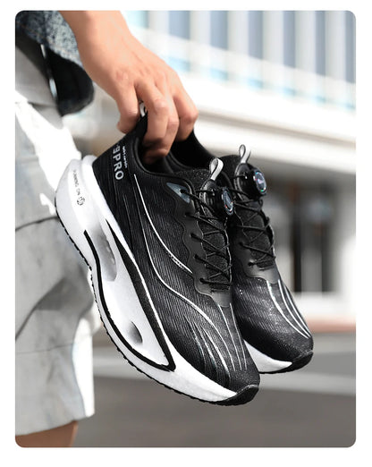 Running Shoes Carbon Board Speciality Marathon Men Sports Breathable Lightweight Women's Comfortable Athletic Nonskid Sneakers