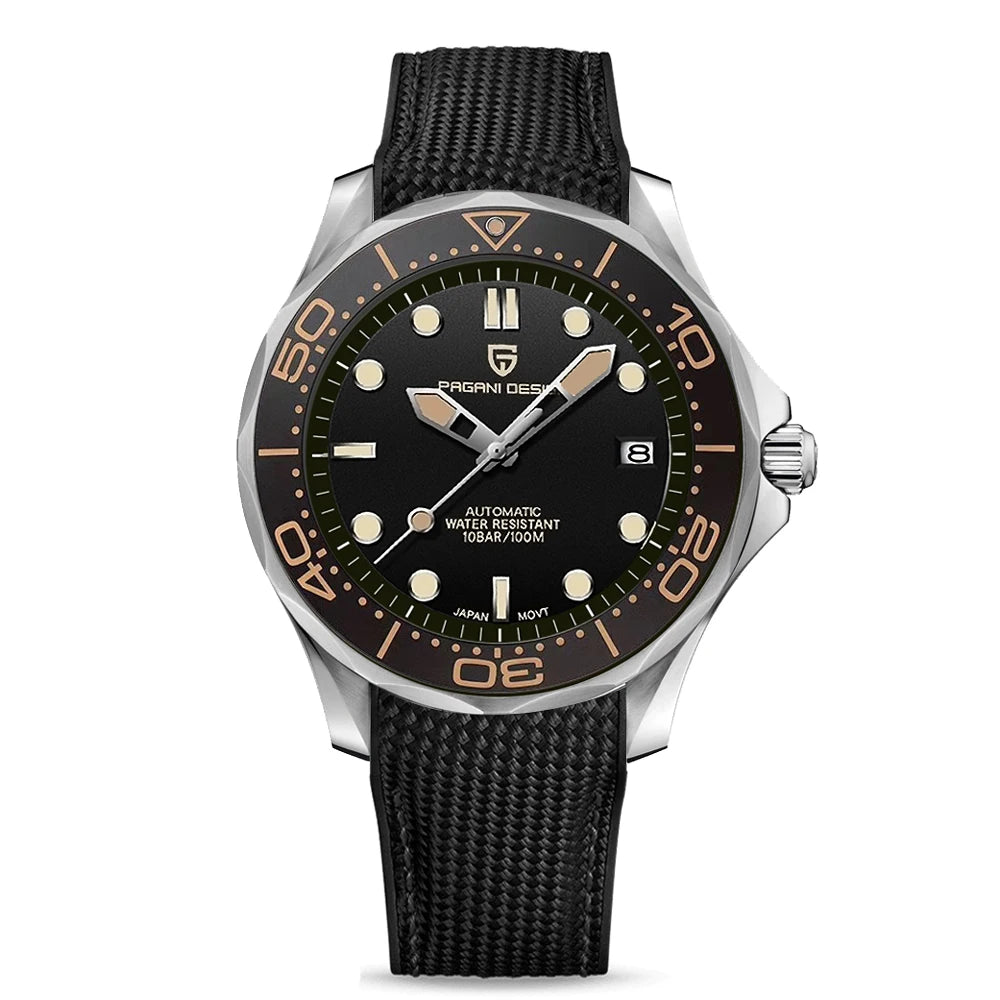 PAGANI DESIGN 007 Mechanical Wristwatch for Men Luxury Automatic Watch NH35A AR Sapphire Crystal Waterproof Clock 2024 New