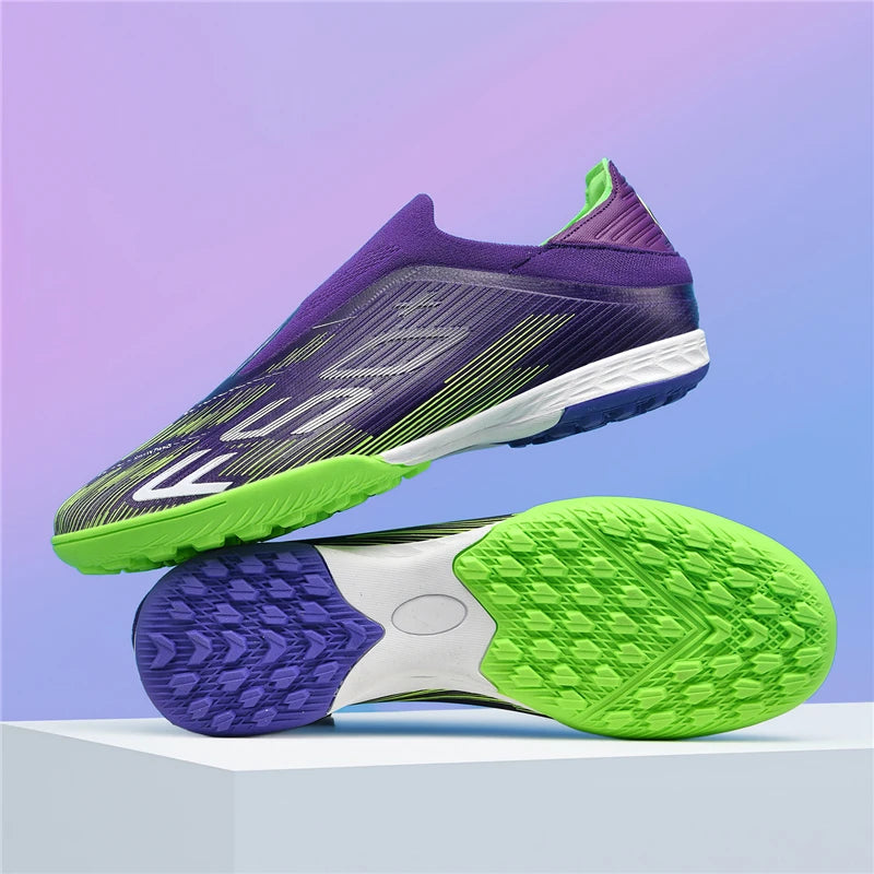New Men Soccer Shoes High-quality Cleats Football Boots Sneakers Hot-selling Indoor Futsal Non-Slip Match Grass High-top Outdoor