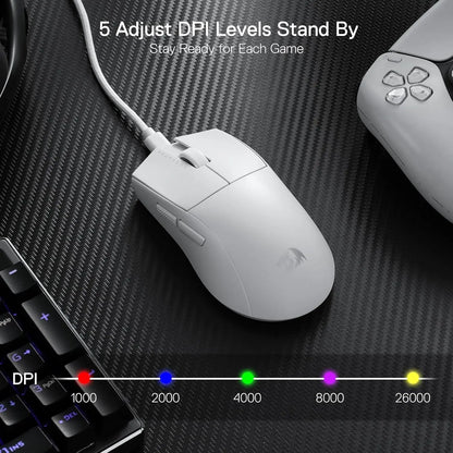 Redragon M996 Wired 8K 26,000 Max DPI 2.4G Gaming Mouse