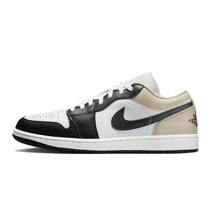 NIKE Air Jordan 1 Low Fashionable Comfortable Skate Shoes Non-Slip Durable Unisex Basketball Shoes 553558-007
