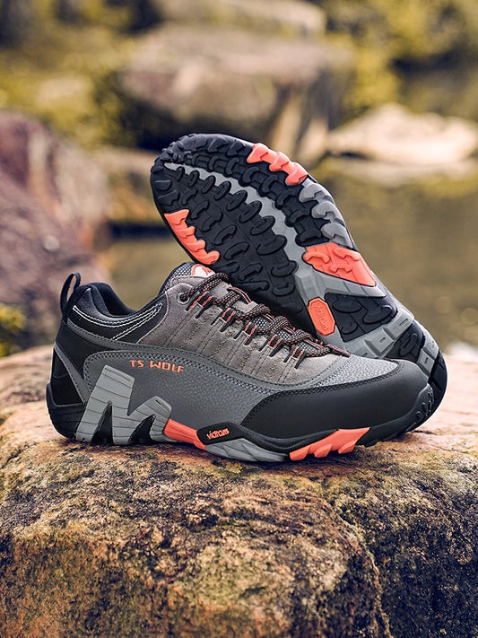 Outdoor Lover Trekking Shoes Men Waterproof Hiking Shoes Mountain Boots Genuine Leather Woodland Hunting Tactical Shoes