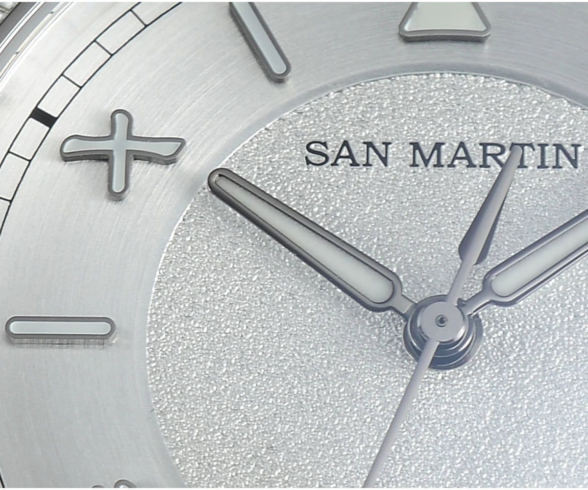 San Martin 39.5mm Men Pilot Watch YN55 Automatic Mechanical Aviation Watches Chinese Style Original Design SN0033 Field Reloj