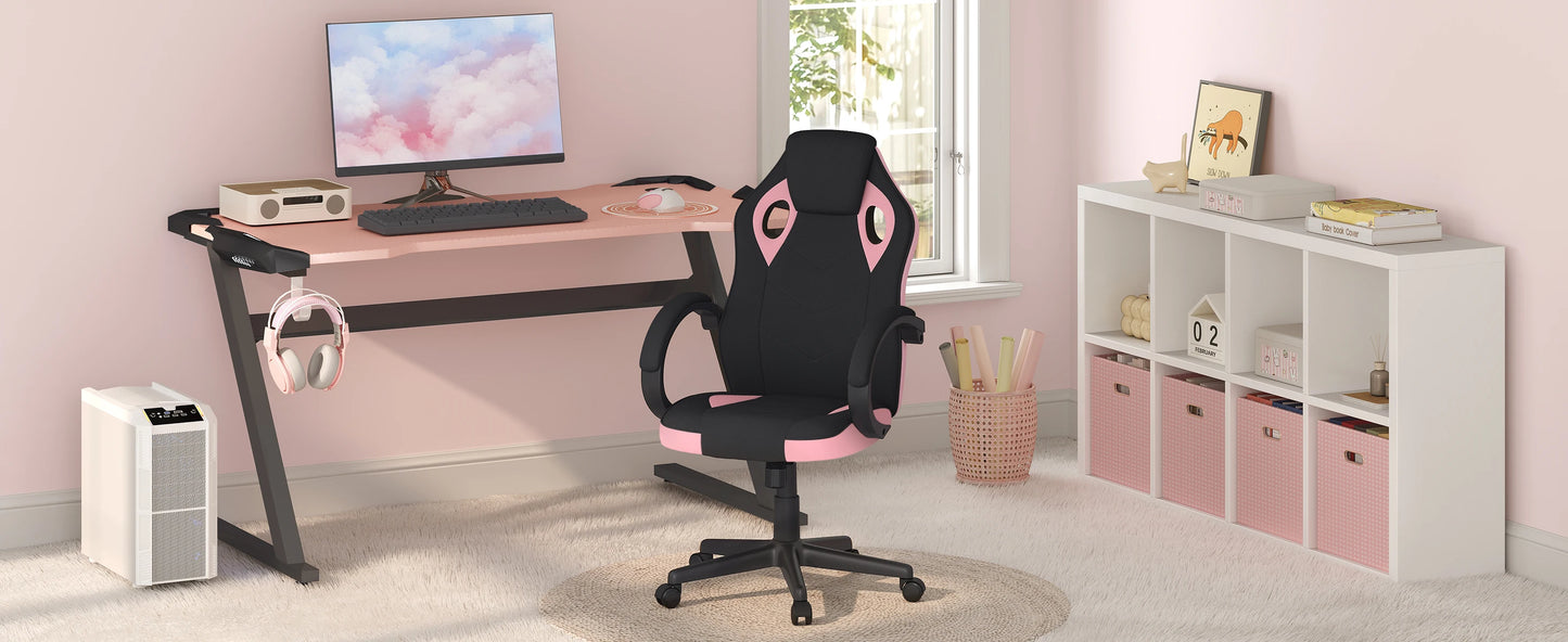 WOLTU Ergonomic Design Gaming Chair Gamer Armchair Office Computer Chair Tilt Mechanism Adjustable Height 360° Swivel High Back